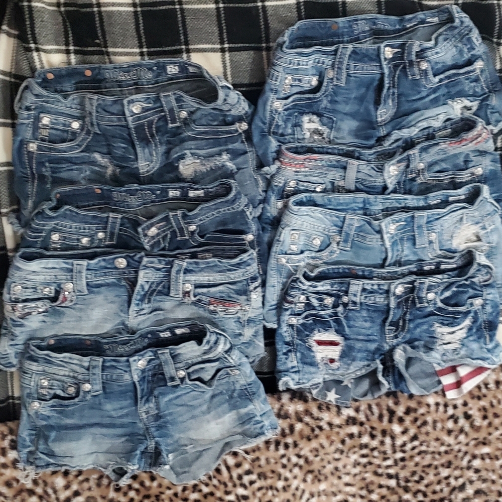 Bundle of size 25 miss me shorts